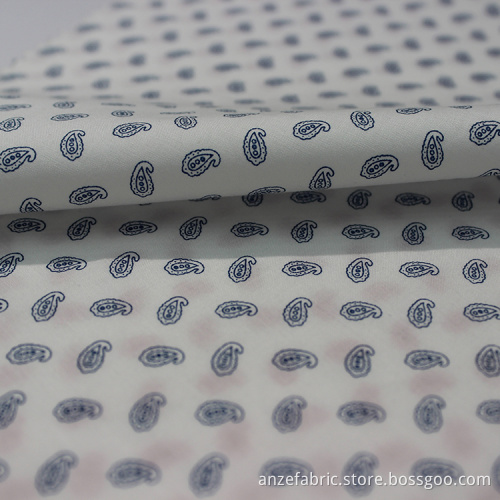 100% cotton poplin paisley pattern fabric for garment